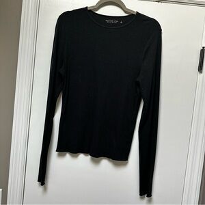 Black Abercrombie Long Sleeve - Large